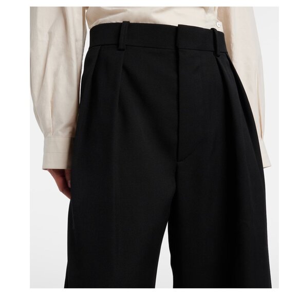 Wardrobe.NYC Pleated Wide Leg Wool Pants Sz S $1,200 - Picture 3 of 9